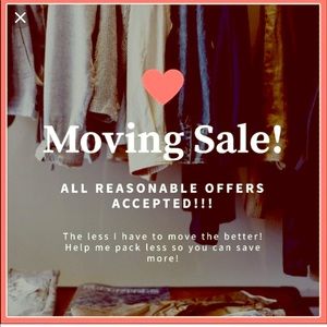 Moving sale!